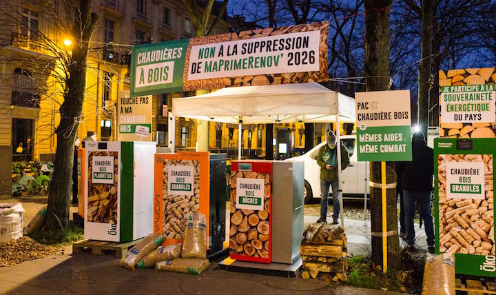 Les chaudiéristes mobilisés contre la suppression de MaPrimeRénov’ aux chaudières bois