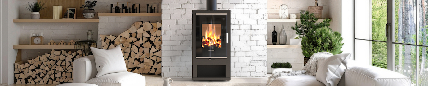 K&rsquo;Lin, le nouveau poêle à bois de chez Morvan, photo Self Climat Morvan