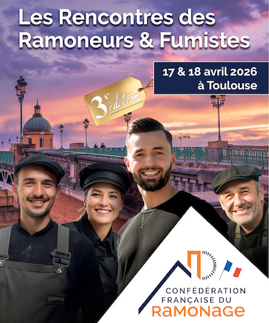 Congrès National du Ramonage Fumisterie les 17 et 18 avril 2026 à Toulouse